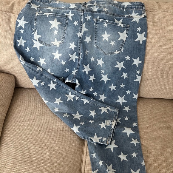 Ashley Stewart capri jeans med blue!Plus size! New w/ tags! - Picture 3 of 4